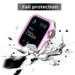เคส PC ชุบอิเล็กโทรพลาติงสองสีสำหรับ Apple Watch Series 6&SE&5&4 40 มม. 6&SE&5&4 44 มม.