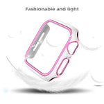 เคส PC ชุบอิเล็กโทรพลาติงสองสีสำหรับ Apple Watch Series 6&SE&5&4 40 มม. 6&SE&5&4 44 มม.