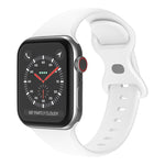 สายรัดนาฬิกาซิลิโคนหัวเข็มขัดผีเสื้อ ขนาด: S สำหรับ Apple Watch Series, 7 41mm / 6&SE&5&4 40mm / 3&2&1 38mm