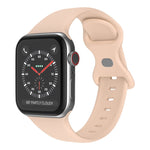สายรัดนาฬิกาซิลิโคนหัวเข็มขัดผีเสื้อ ขนาด: S สำหรับ Apple Watch Series, 7 41mm / 6&SE&5&4 40mm / 3&2&1 38mm