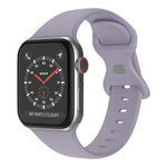 สายรัดนาฬิกาซิลิโคนหัวเข็มขัดผีเสื้อ ขนาด: S สำหรับ Apple Watch Series, 7 41mm / 6&SE&5&4 40mm / 3&2&1 38mm