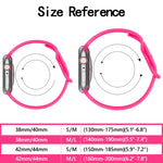 สายรัดนาฬิกาซิลิโคนหัวเข็มขัดผีเสื้อ ขนาด: S สำหรับ Apple Watch Series, 7 41mm / 6&SE&5&4 40mm / 3&2&1 38mm