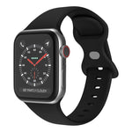 สายซิลิโคนหัวเข็มขัดผีเสื้อ ขนาด: L สำหรับ Apple Watch Series, 7 45mm / 6&SE&5&4 44mm / 3&2&1 42mm