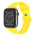 สายซิลิโคนหัวเข็มขัดผีเสื้อ ขนาด: L สำหรับ Apple Watch Series, 7 45mm / 6&SE&5&4 44mm / 3&2&1 42mm