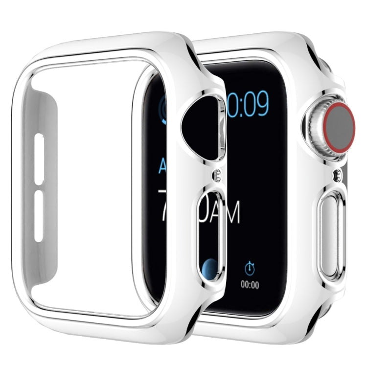 เคส PC ชุบอิเล็กโทรพลาติงสองสีสำหรับ Apple Watch Series 3&2&1 38 มม. 3&2&1 42 มม.