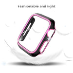เคส PC ชุบอิเล็กโทรพลาติงสองสีสำหรับ Apple Watch Series 3&2&1 38 มม. 3&2&1 42 มม.