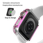 เคส PC ชุบอิเล็กโทรพลาติงสองสีสำหรับ Apple Watch Series 3&2&1 38 มม. 3&2&1 42 มม.