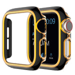เคส PC ชุบอิเล็กโทรพลาติงสองสีสำหรับ Apple Watch Series 3&2&1 38 มม. 3&2&1 42 มม.