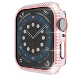 เคสเรือนนาฬิกา PC ประดับเพชรกลวงสำหรับ Apple Watch Series, 3&2&1 38mm, 3&2&1 42mm