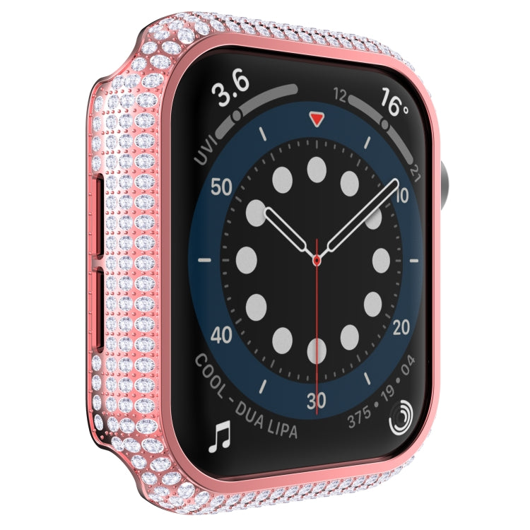 เคสเรือนนาฬิกา PC ประดับเพชรกลวงสำหรับ Apple Watch Series, 3&2&1 38mm, 3&2&1 42mm