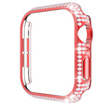 เคสเรือนนาฬิกา PC ประดับเพชรกลวงสำหรับ Apple Watch Series, 3&2&1 38mm, 3&2&1 42mm