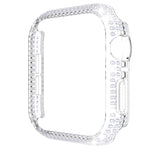 เคสเรือนนาฬิกา PC ประดับเพชรกลวงสำหรับ Apple Watch Series, 3&2&1 38mm, 3&2&1 42mm