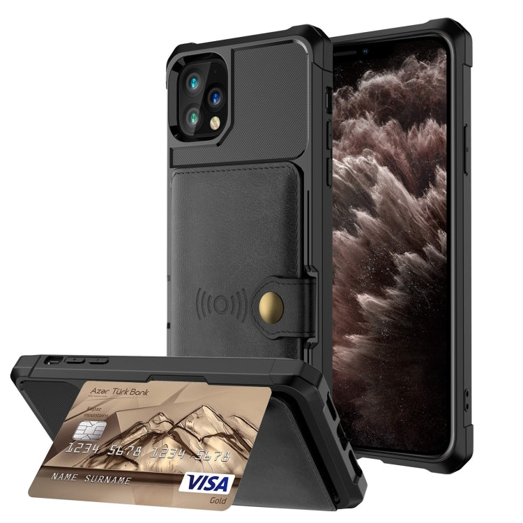 Magnetic Wallet Card Bag Leather Case, For iPhone 11 Pro Max, For iPhone X / XS, For iPhone XR, For iPhone XS Max, For iPhone SE 2022 / 2020 / 7 / 8, For iPhone 8 Plus / 7 Plus / 6 Plus