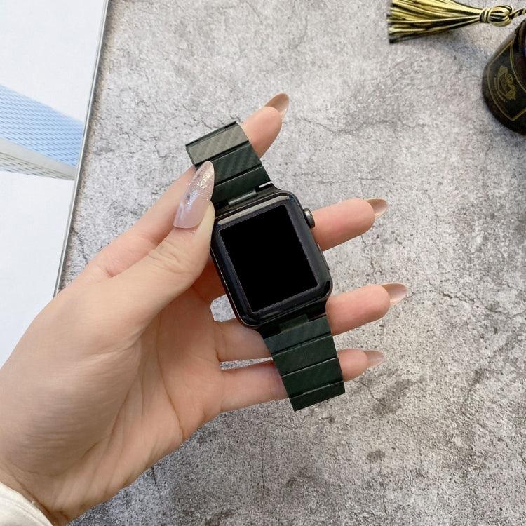 สายลายคาร์บอนไฟเบอร์ DD29 สำหรับ Apple Watch Series, 7 41mm / 6&SE&5&4 40mm / 3&2&1 38mm, 7 45mm / 6&SE&5&4 44mm / 3&2&1 42mm
