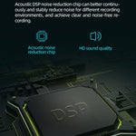 ปากกาบันทึกเสียงควบคุมด้วยเสียงลดเสียงรบกวน HD อัจฉริยะ Q55, 4GB, 8GB, 16GB, 32GB
