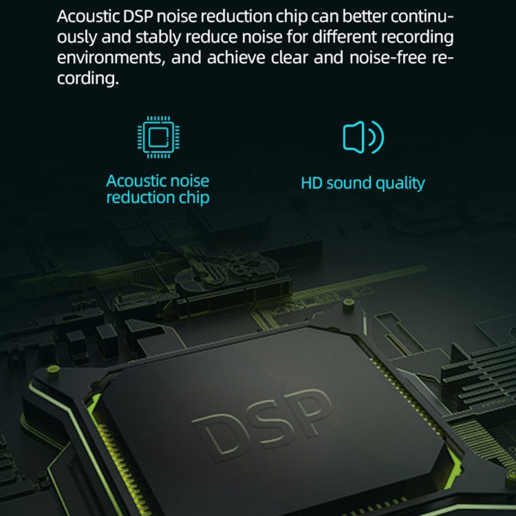 ปากกาบันทึกเสียงควบคุมด้วยเสียงลดเสียงรบกวน HD อัจฉริยะ Q55, 4GB, 8GB, 16GB, 32GB