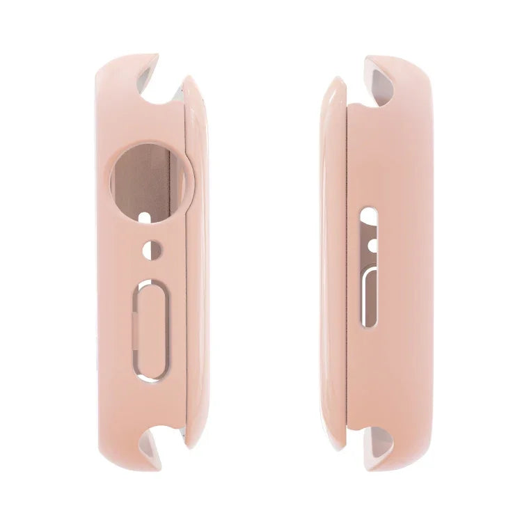 เคสกันน้ำ PC + ฟิล์มกระจกนิรภัยพร้อมฝาปิดล่างสำหรับ Apple Watch Series 9 / 8 / 7 45mm, 9 / 8 / 7 41mm, 9 / 8 / 7 45mm