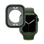 เคสกันน้ำ PC + ฟิล์มกระจกนิรภัยพร้อมฝาปิดล่างสำหรับ Apple Watch Series 9 / 8 / 7 45mm, 9 / 8 / 7 41mm, 9 / 8 / 7 45mm