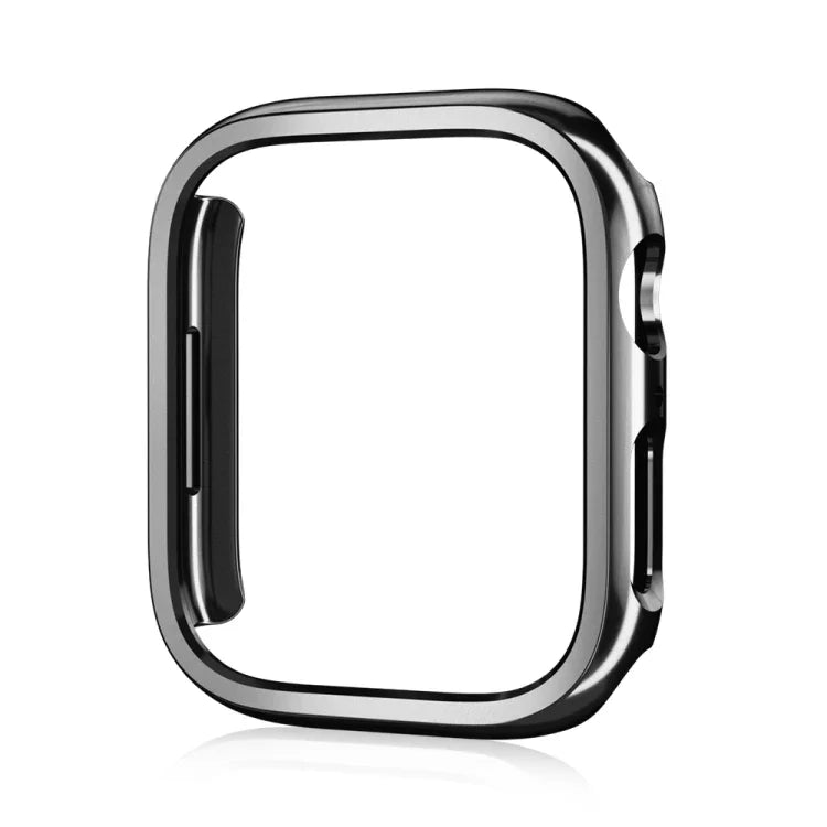 เคสป้องกันนาฬิกา PC ชุบอิเล็กโทรไลต์กลวง สำหรับ Apple Watch Series 9 / 8 / 7 41mm, สำหรับ Apple Watch Series 9 / 8 / 7 45mm