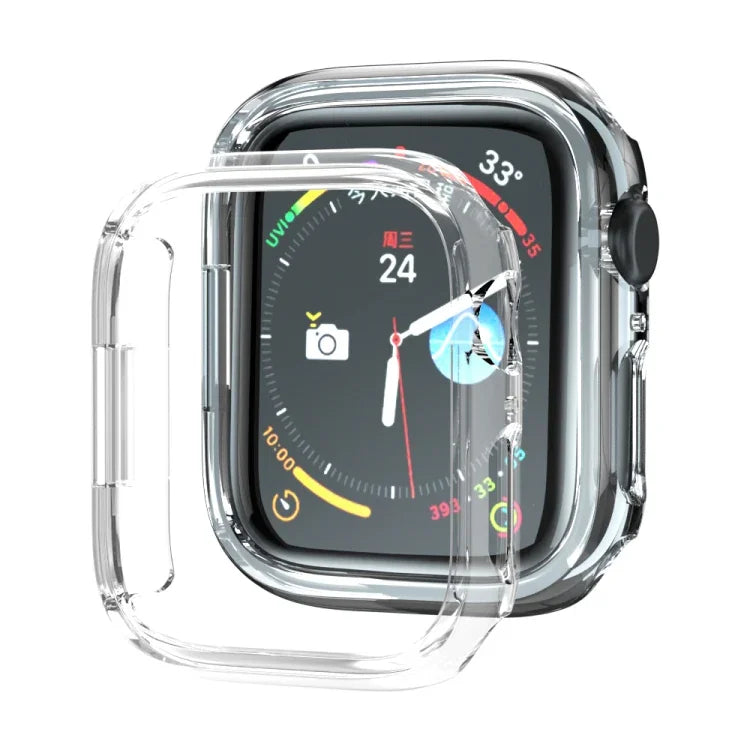 เคสป้องกันนาฬิกา PC ชุบอิเล็กโทรไลต์กลวง สำหรับ Apple Watch Series 9 / 8 / 7 41mm, สำหรับ Apple Watch Series 9 / 8 / 7 45mm