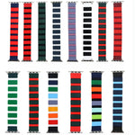 สายรัดนาฬิกาซิลิโคนแบบต่อ สำหรับ Apple Watch Series, 7 41mm / 6&SE&5&4 40mm / 3&2&1 38mm, 7 45mm / 6&SE&5&4 44mm / 3&2&1 42mm