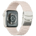 สายรัดนาฬิกาแบบสามเม็ด สำหรับ Apple Watch Series, 7 41mm / 6&SE&5&4 40mm / 3&2&1 38mm, 7 45mm / 6&SE&5&4 44mm / 3&2&1 42mm