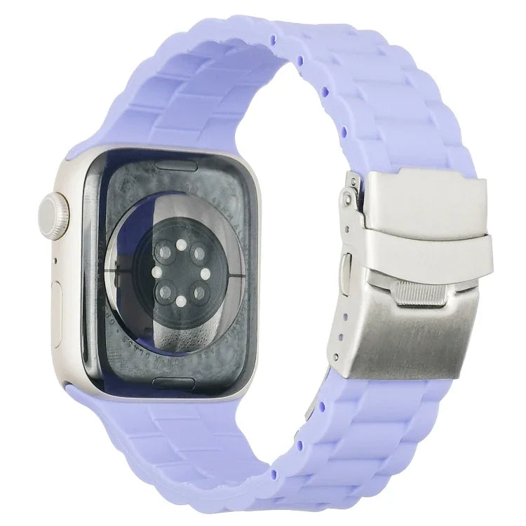 สายรัดนาฬิกาแบบสามเม็ด สำหรับ Apple Watch Series, 7 41mm / 6&SE&5&4 40mm / 3&2&1 38mm, 7 45mm / 6&SE&5&4 44mm / 3&2&1 42mm