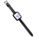 สายรัดนาฬิกาหนังเรียบ สำหรับ Apple Watch Series, 7 41mm / 6&SE&5&4 40mm / 3&2&1 38mm, 7 45mm / 6&SE&5&4 44mm / 3&2&1 42mm