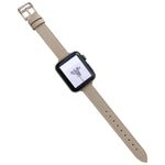 สายรัดนาฬิกาหนังเรียบ สำหรับ Apple Watch Series, 7 41mm / 6&SE&5&4 40mm / 3&2&1 38mm, 7 45mm / 6&SE&5&4 44mm / 3&2&1 42mm