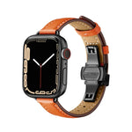 สายรัดนาฬิกาหัวเข็มขัดผีเสื้อบาง สำหรับ Apple Watch Series, 7 41mm / 6&SE&5&4 40mm / 3&2&1 38mm