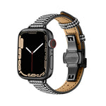 สายรัดนาฬิกาหัวเข็มขัดผีเสื้อบาง สำหรับ Apple Watch Series, 7 41mm / 6&SE&5&4 40mm / 3&2&1 38mm