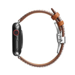 สายรัดนาฬิกาหัวเข็มขัดผีเสื้อบาง สำหรับ Apple Watch Series, 7 41mm / 6&SE&5&4 40mm / 3&2&1 38mm