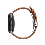 สายรัดนาฬิกาหัวเข็มขัดผีเสื้อบาง สำหรับ Apple Watch Series, 7 41mm / 6&SE&5&4 40mm / 3&2&1 38mm
