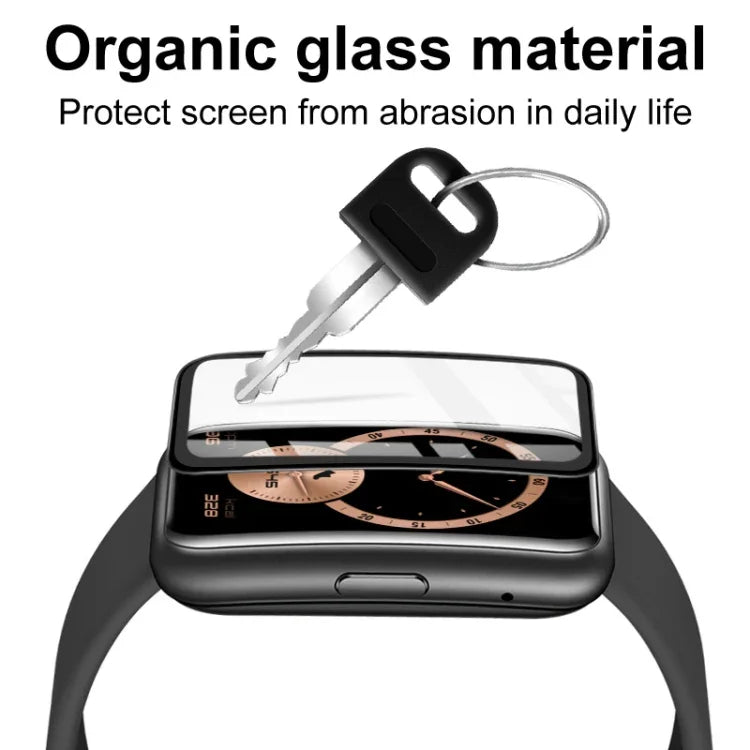 ฟิล์มป้องกันนาฬิกา IMAK Plexiglass HD สำหรับ TicWatch GTH Pro สำหรับ Samsung Galaxy Watch 3 41 มม. สำหรับ Samsung Galaxy Watch 3 45 มม. สำหรับ Samsung Galaxy Watch 4 42 มม. สำหรับ Samsung Galaxy Watch 4 46 มม.