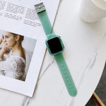 สายรัดนาฬิกาออกกำลังกาย สำหรับ Apple Watch Series, 7 41mm / 6&SE&5&4 40mm / 3&2&1 38mm