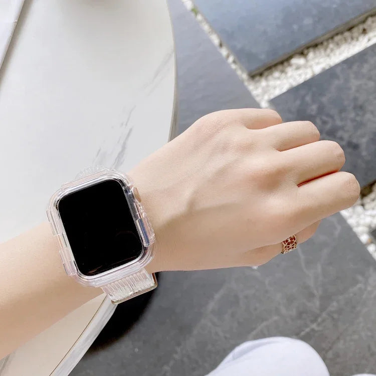 สายรัดนาฬิกาออกกำลังกาย สำหรับ Apple Watch Series, 7 41mm / 6&SE&5&4 40mm / 3&2&1 38mm