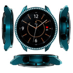 เคสใส่หน้าปัดนาฬิกา PC ประดับเพชรแถวเดียว สำหรับ Samsung Galaxy Watch 3 41 มม.