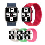สายรัดนาฬิกาถักไนลอน สำหรับ Apple Watch Series 7 41mm / 6&SE&5&4 40mm / 3&2&1 38mm, 130mm, 145mm, 155mm