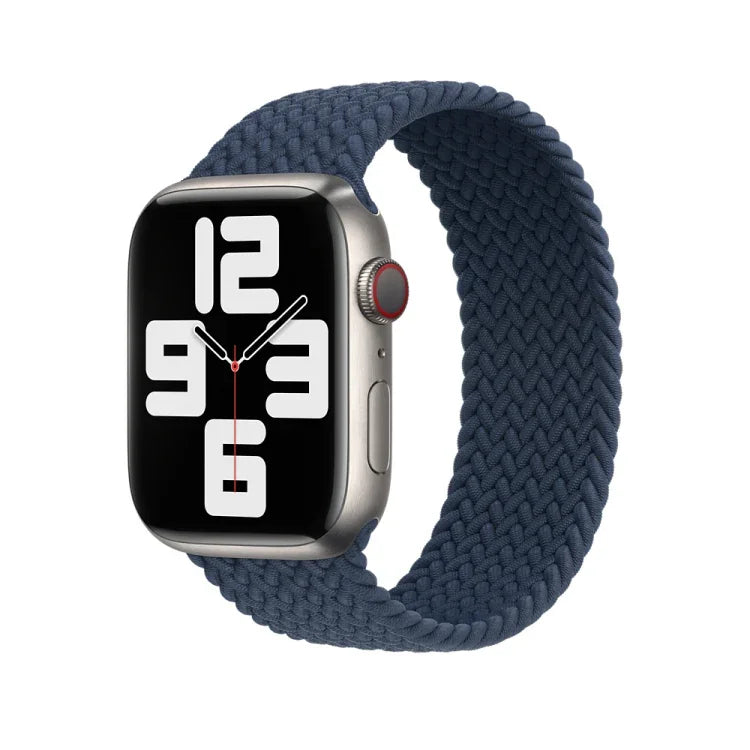 สายรัดนาฬิกาถักไนลอน สำหรับ Apple Watch Series 7 41mm / 6&SE&5&4 40mm / 3&2&1 38mm, 130mm, 145mm, 155mm