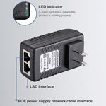 อะแดปเตอร์ไฟ POE / LAD สำหรับเราเตอร์ AP ไร้สาย, 12V 1A, 12V 2A, 15V 1A, 24V 1A, 48V 0.5A
