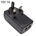 อะแดปเตอร์ไฟ POE / LAD สำหรับเราเตอร์ AP ไร้สาย, 12V 1A, 12V 2A, 15V 1A, 24V 1A, 48V 0.5A