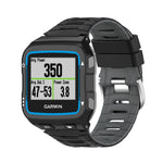 Two-color Steel Buckle Watch Band, For Garmin Forerunner 920XT