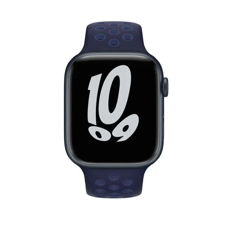 สายซิลิโคนสปอร์ตสำหรับ Apple Watch Series, 7 41มม. / 6&SE&5&4 40มม. / 3&2&1 38มม., 7 45มม. / 6&SE&5&4 44มม. / 3&2&1 42มม.