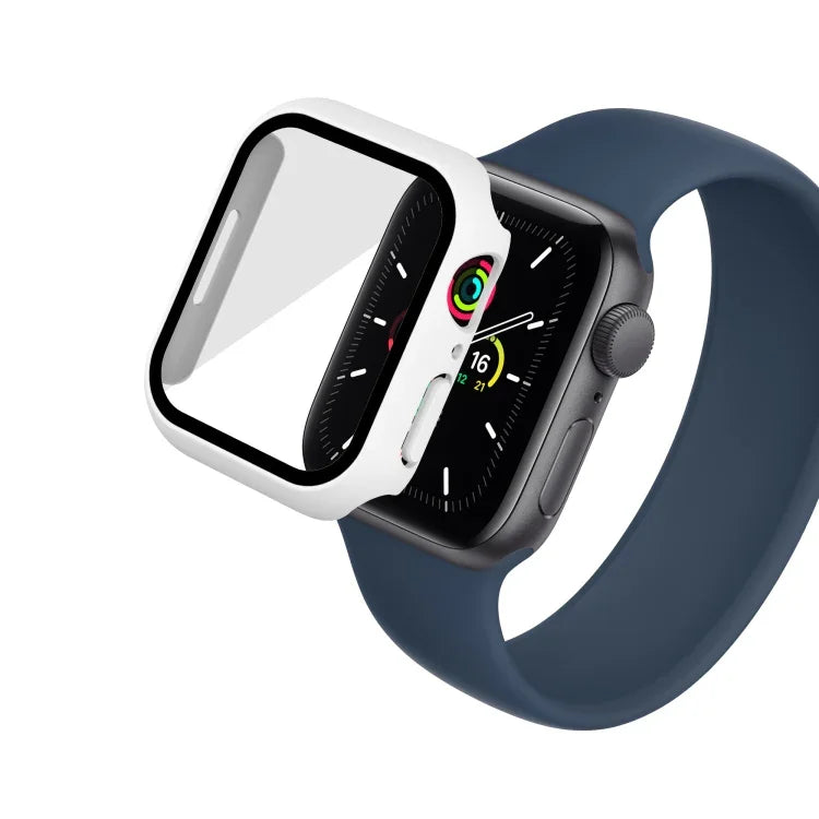เคสกันน้ำ PC+ฟิล์มกระจกนิรภัยสำหรับ Apple Watch Series 9 / 8 / 7 41มม., สำหรับ Apple Watch Series 9 / 8 / 7 45มม.