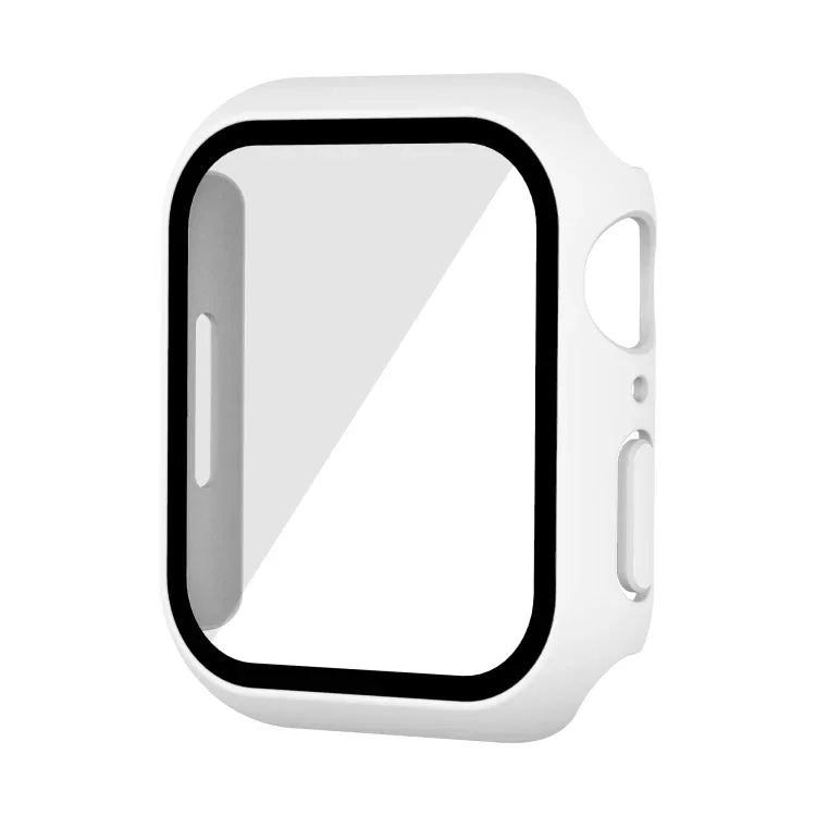 เคสกันน้ำ PC+ฟิล์มกระจกนิรภัยสำหรับ Apple Watch Series 9 / 8 / 7 41มม., สำหรับ Apple Watch Series 9 / 8 / 7 45มม.