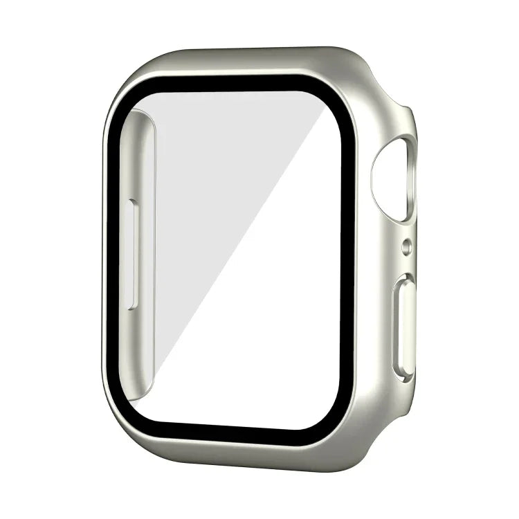 เคสกันน้ำ PC+ฟิล์มกระจกนิรภัยสำหรับ Apple Watch Series 9 / 8 / 7 41มม., สำหรับ Apple Watch Series 9 / 8 / 7 45มม.