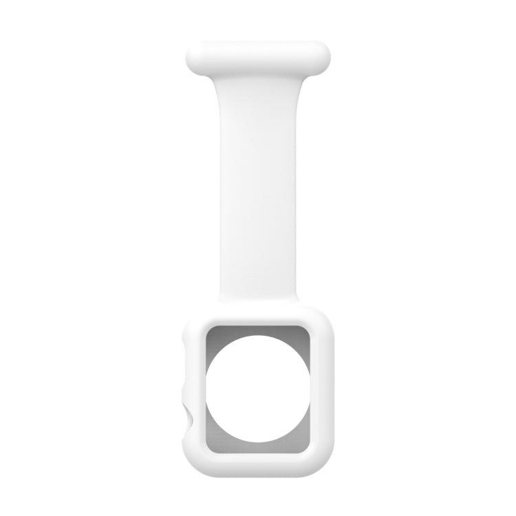 ซิลิโคนสายเข็มกลัดนาฬิกาพยาบาลสำหรับ Apple Watch Series, 7 41mm / 6&SE&5&4 40mm / 3&2&1 38mm, 7 45mm / 6&SE&5&4 44mm / 3&2&1 42mm