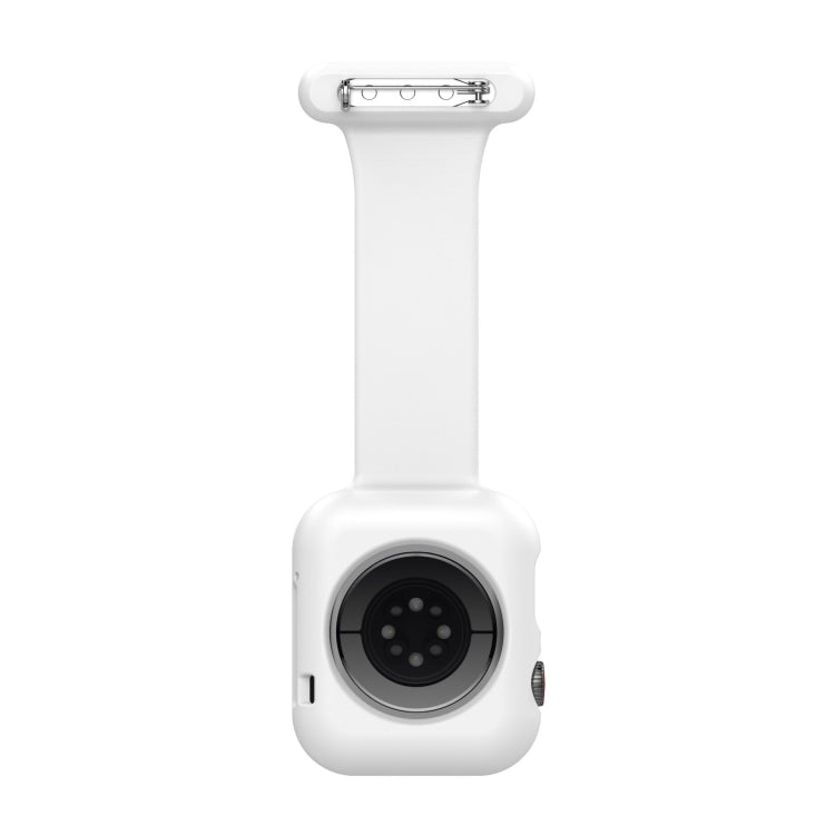 ซิลิโคนสายเข็มกลัดนาฬิกาพยาบาลสำหรับ Apple Watch Series, 7 41mm / 6&SE&5&4 40mm / 3&2&1 38mm, 7 45mm / 6&SE&5&4 44mm / 3&2&1 42mm