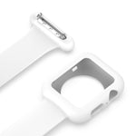 ซิลิโคนสายเข็มกลัดนาฬิกาพยาบาลสำหรับ Apple Watch Series, 7 41mm / 6&SE&5&4 40mm / 3&2&1 38mm, 7 45mm / 6&SE&5&4 44mm / 3&2&1 42mm