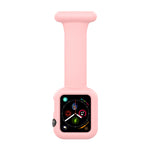 ซิลิโคนสายเข็มกลัดนาฬิกาพยาบาลสำหรับ Apple Watch Series, 7 41mm / 6&SE&5&4 40mm / 3&2&1 38mm, 7 45mm / 6&SE&5&4 44mm / 3&2&1 42mm